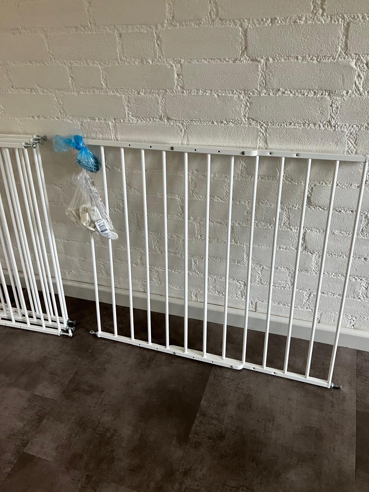 2x Wit Traphekje - Veiligheid voor Kinderen en Huisdieren, Ophalen, Gebruikt, 100 tot 115 cm, Klemhekje