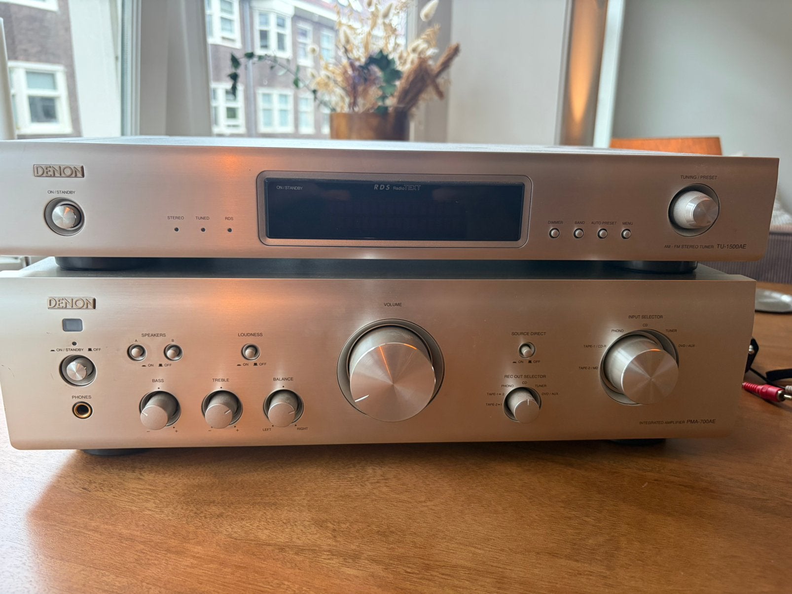 Denon versterker PMA 70AE & Denon TU 1500 AE te koop, Ophalen of Verzenden, Zo goed als nieuw, 120 watt of meer, Denon