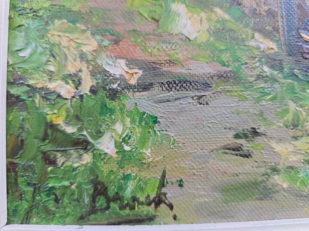 Olieverf schilderij van de schilder Jan Brink of Jan Broek, Antiek en Kunst, Ophalen of Verzenden