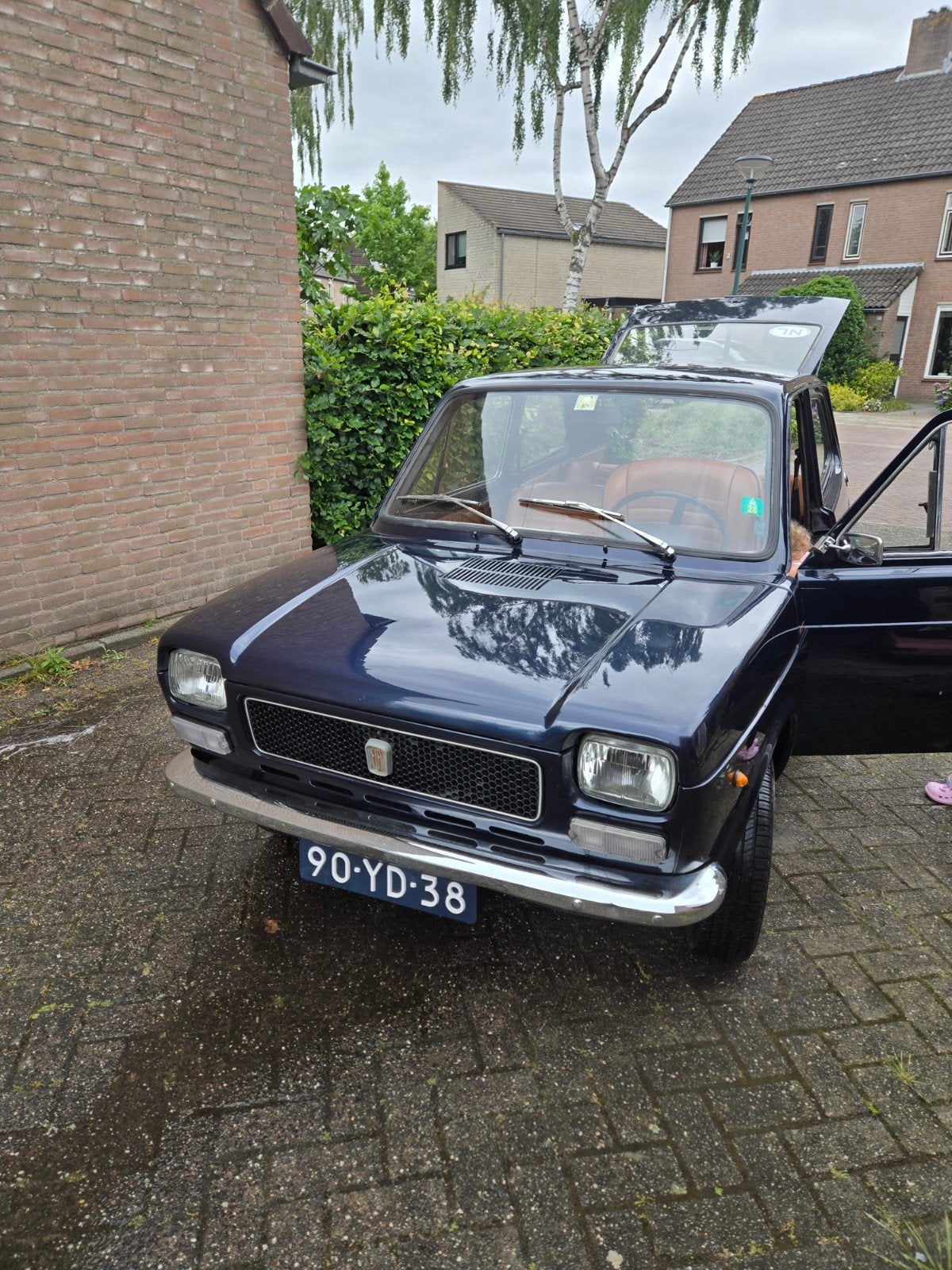 Fiat 1973 Blauw, 903 cc, 46 pk, Blauw, Particulier