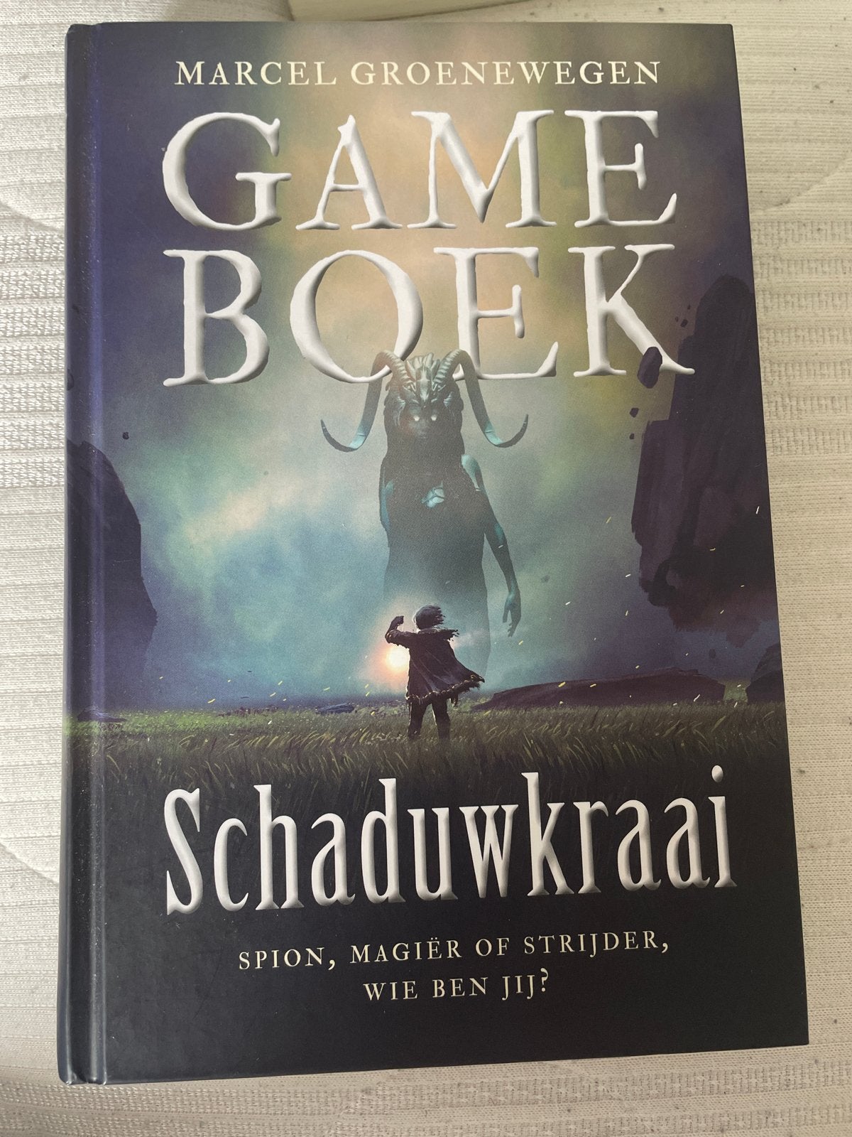 Game Boek: Schaduwkraai - Zo goed als nieuw, Boeken, Ophalen of Verzenden, Zo goed als nieuw