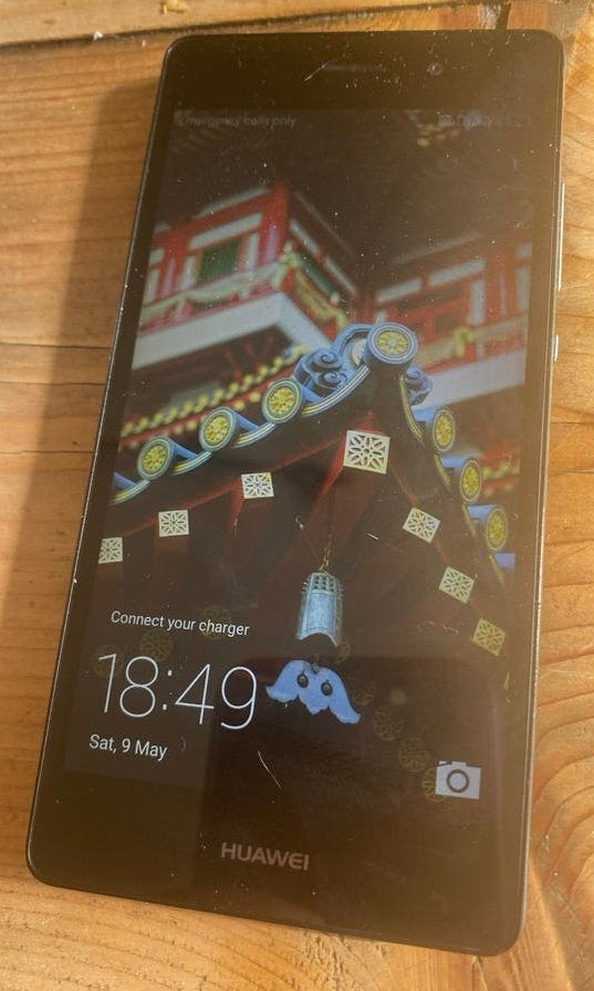 Huawei smartphone - Goede staat, Gebruikt, Zwart, Touchscreen, Ophalen of Verzenden