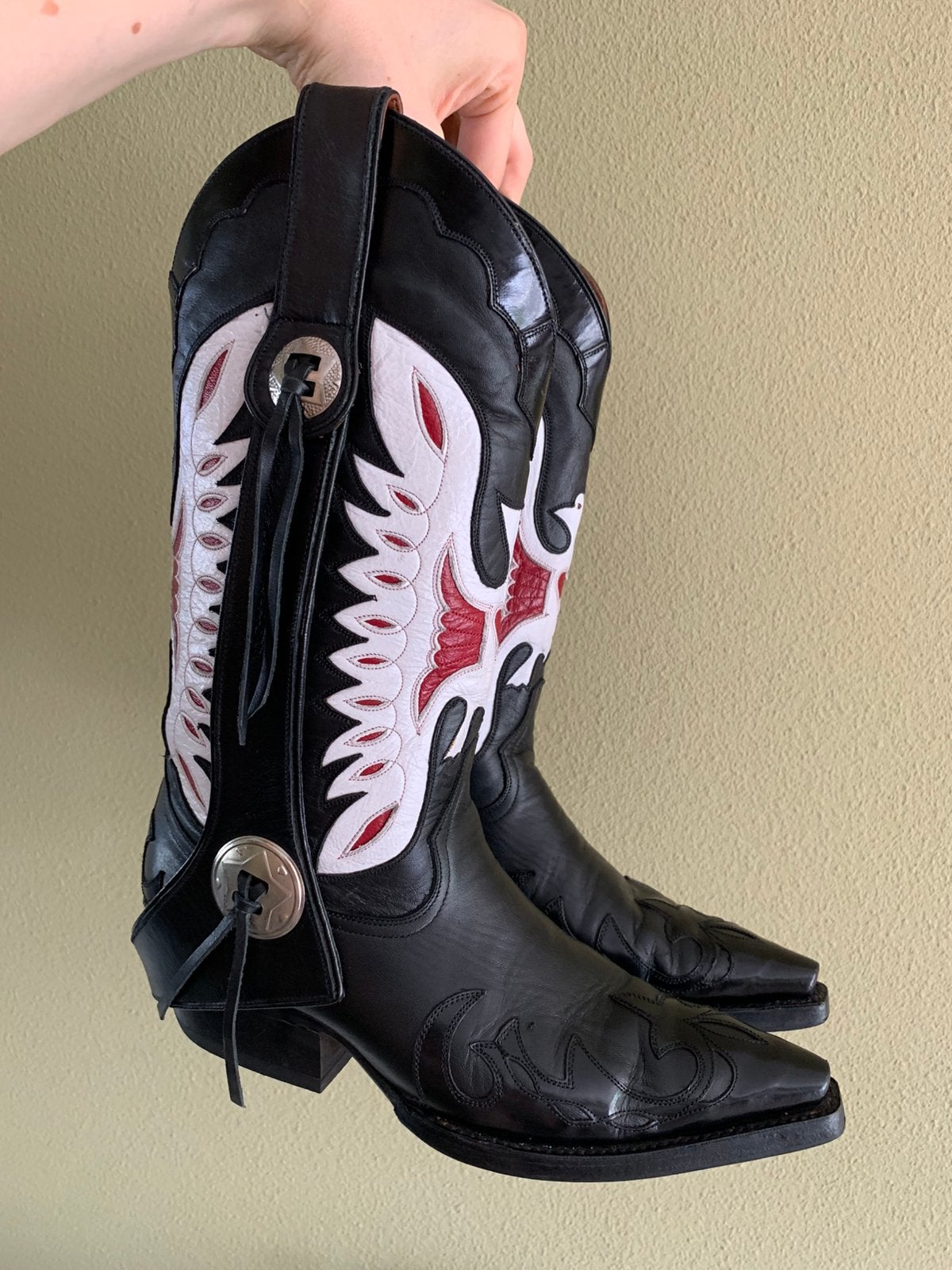 Go West cowboylaarzen 40 fringe boots western laarzen, Hoge laarzen, -, Zwart, -