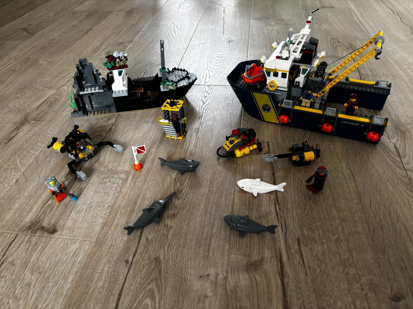 Lego City 60095 - Diepzee expeditie, Kinderen en Baby's, Speelgoed | Duplo en Lego, Lego, Ophalen of Verzenden, Compleet, Complete set