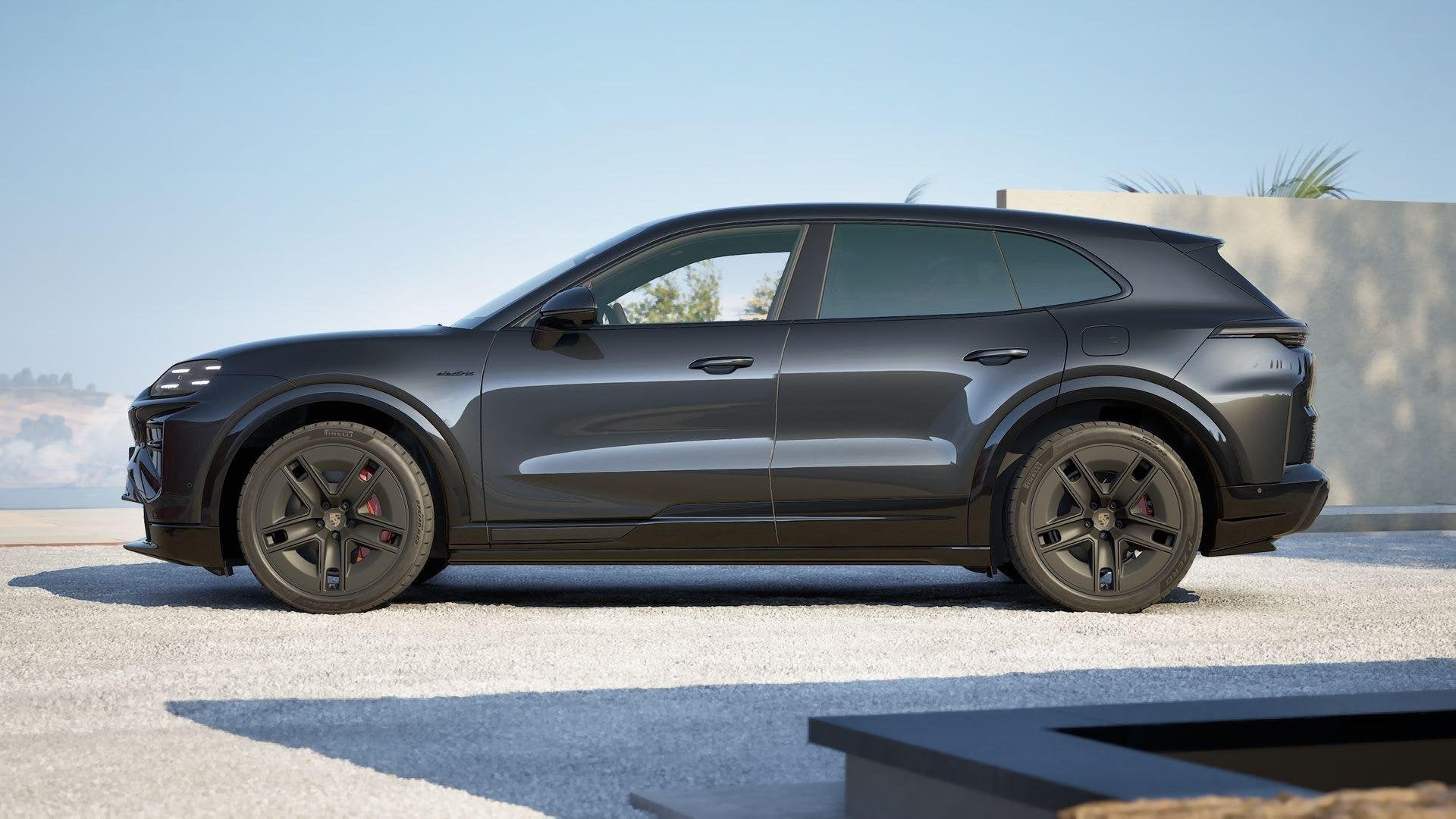 Porsche Cayenne Electric Turbo 113 kWh 4W-BESTURING|BURMESTE, Auto's, Automaat, Gebruikt, Zwart, 113 kWh