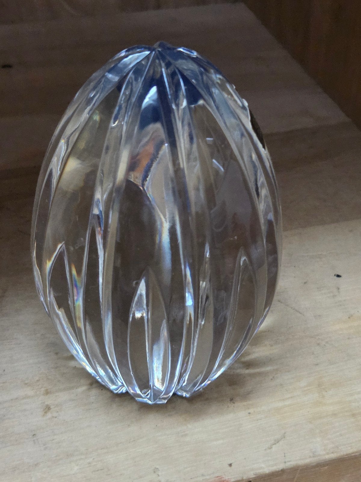 Vintage Villeroy & Boch Kristallen Ei Decoratie, Ophalen of Verzenden