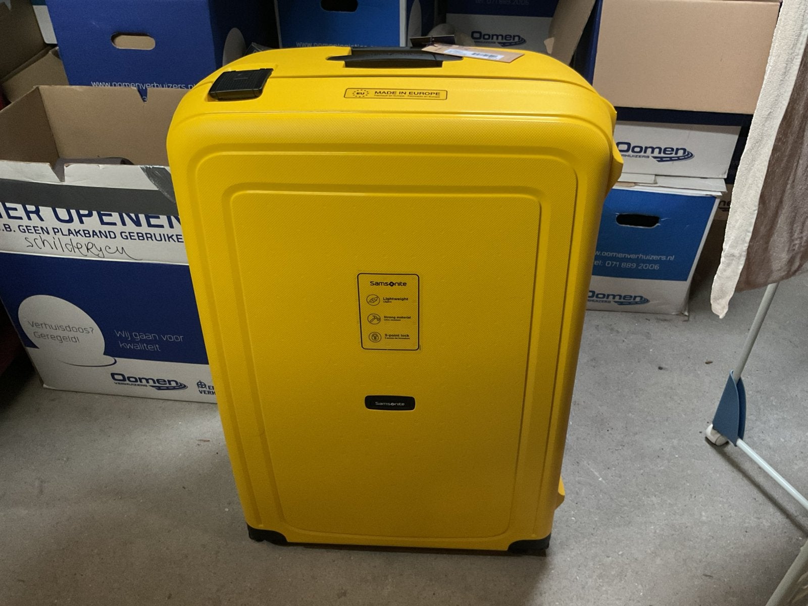 Samsonite S’Cure Spinner 81 koffers. KLEUR GEEL !!!   Nieuw, 40 tot 60 cm, 30 cm of meer, Geel, Nieuw