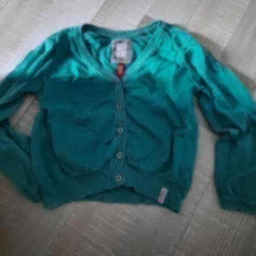 116 groen vest esprit, Kinderen en Baby's, Verzenden, Gebruikt, Meisje, Trui of Vest