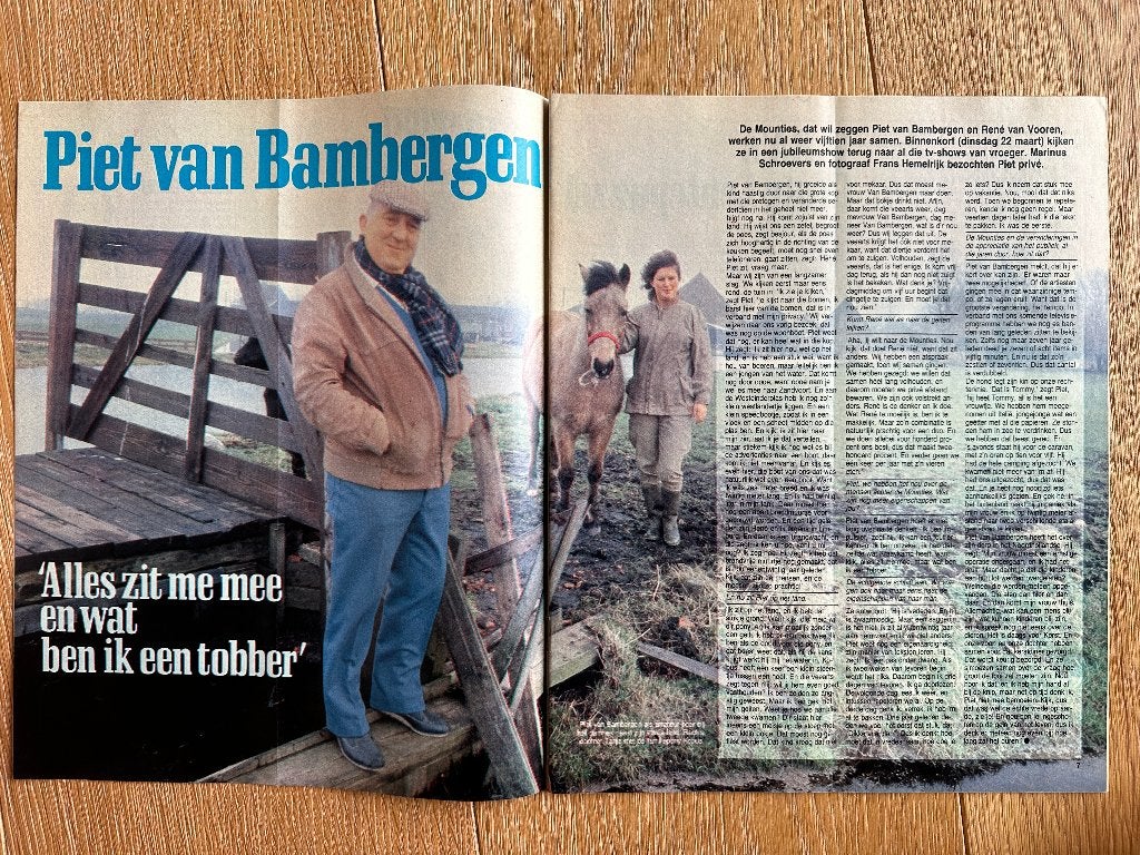 VARA Gids 26 feb 1983, met Piet Bambergen, Paul Carrack, Ophalen of Verzenden, Gelezen, Muziek, Film of Tv