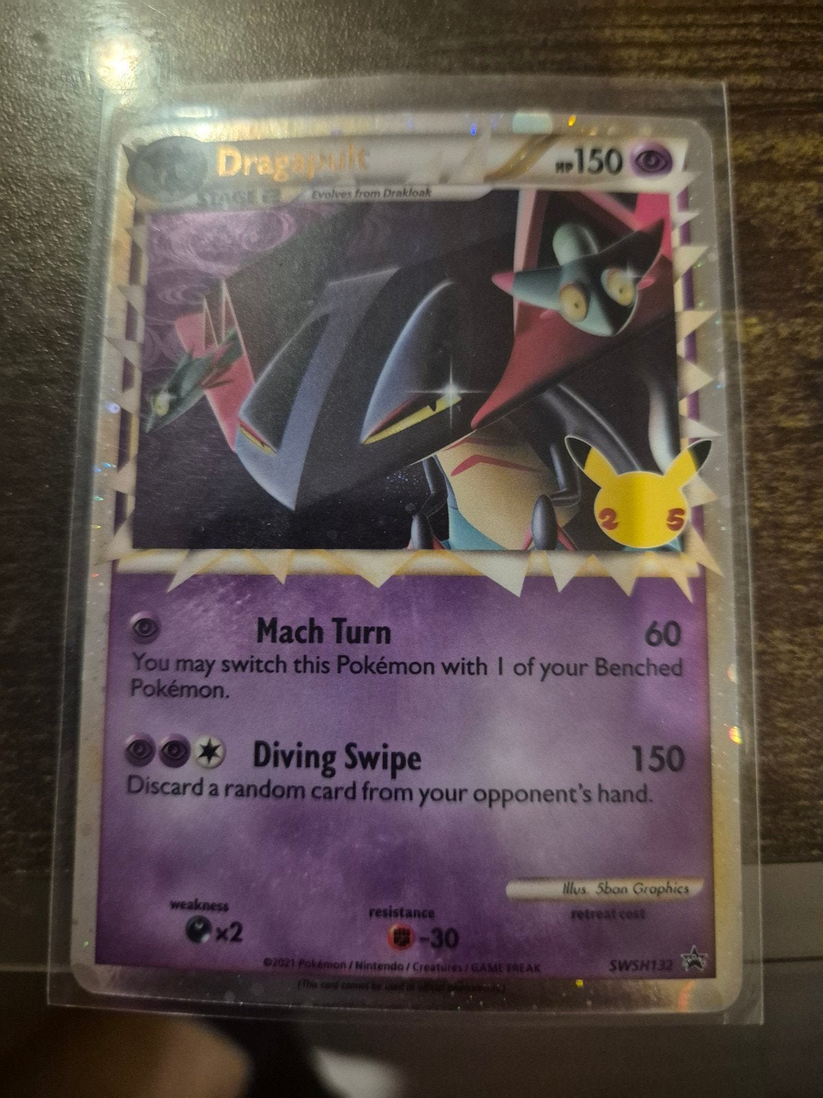 Dragapult swsh132 promo, Hobby en Vrije tijd, Verzamelkaartspellen | Pokémon, Ophalen of Verzenden, Nieuw