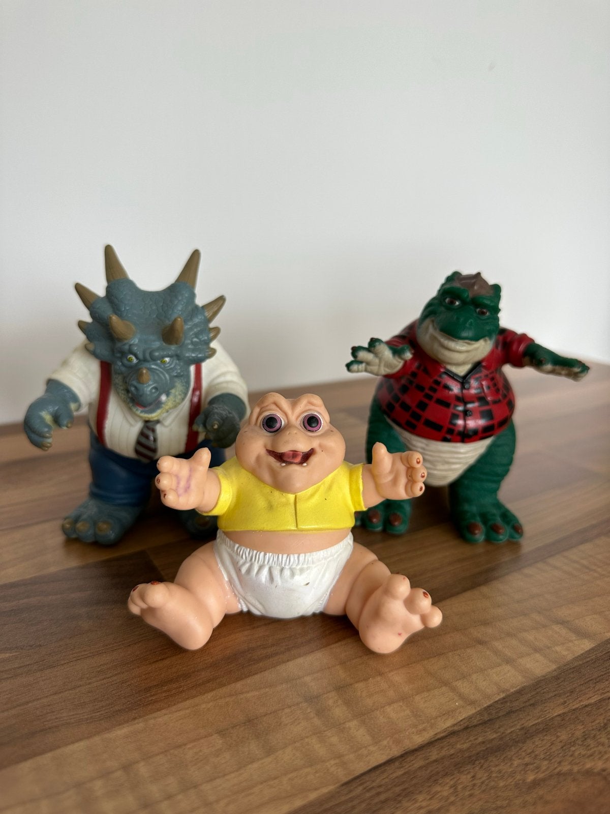 Dinosaurs TV-serie figuren: Earl, Baby Sinclair, Robbie, Ophalen of Verzenden, Gebruikt