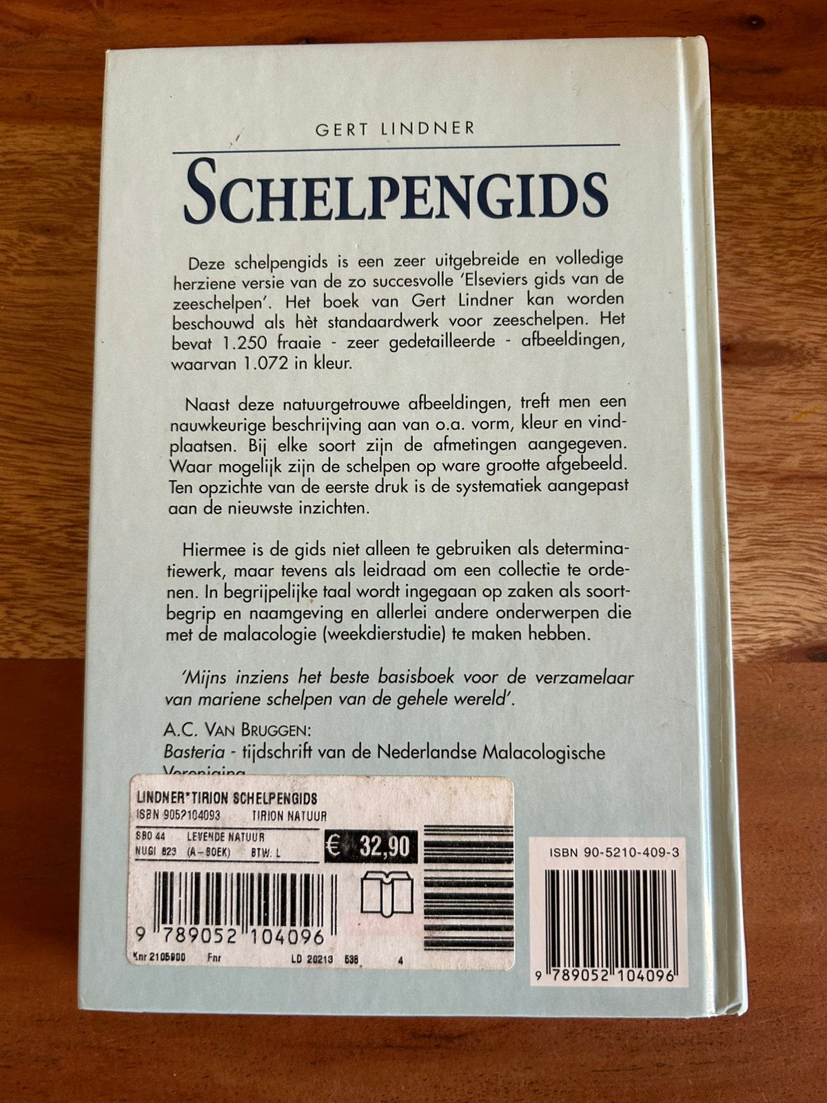 Gert Lindner - Tirion - Schelpengids, Boeken, Ophalen of Verzenden, Zo goed als nieuw, Bloemen, Planten en Bomen, Gert Lindner