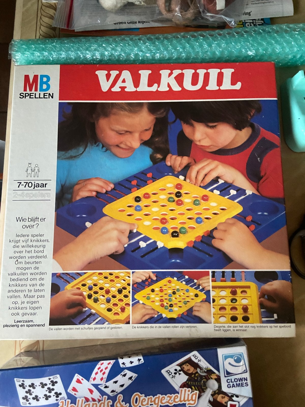 MB Spellen Valkuil - Klassiek Bordspel, Hobby en Vrije tijd, Gezelschapsspellen | Bordspellen, Een of twee spelers, Ophalen of Verzenden