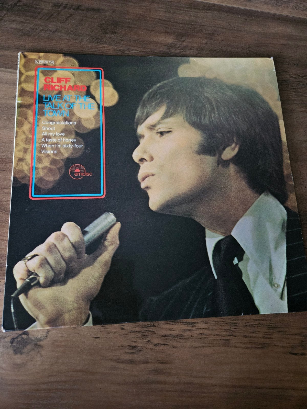Cliff Richard - Live At The Talk Of The Town LP (1968), Ophalen of Verzenden, 1960 - 1969, Gebruikt, 12 inch