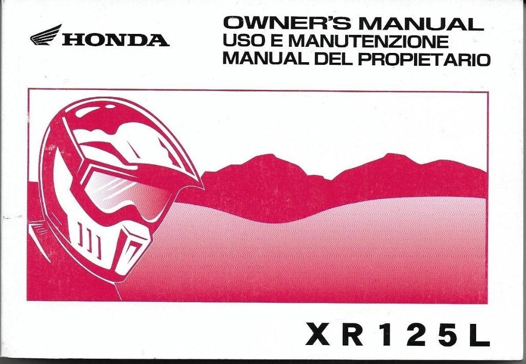 Honda XR125 L manual handleiding (4298z), Verzenden, Honda