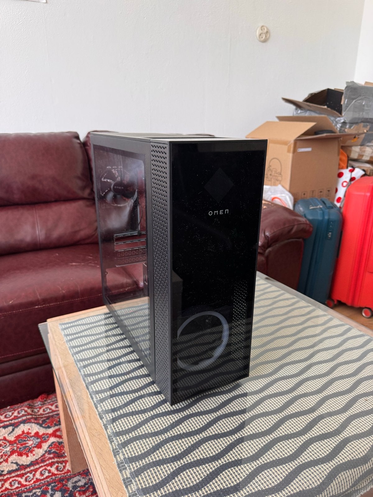 HP Omen 30L PC Behuizing - Zwart Gaming Case, Ophalen of Verzenden, Gebruikt