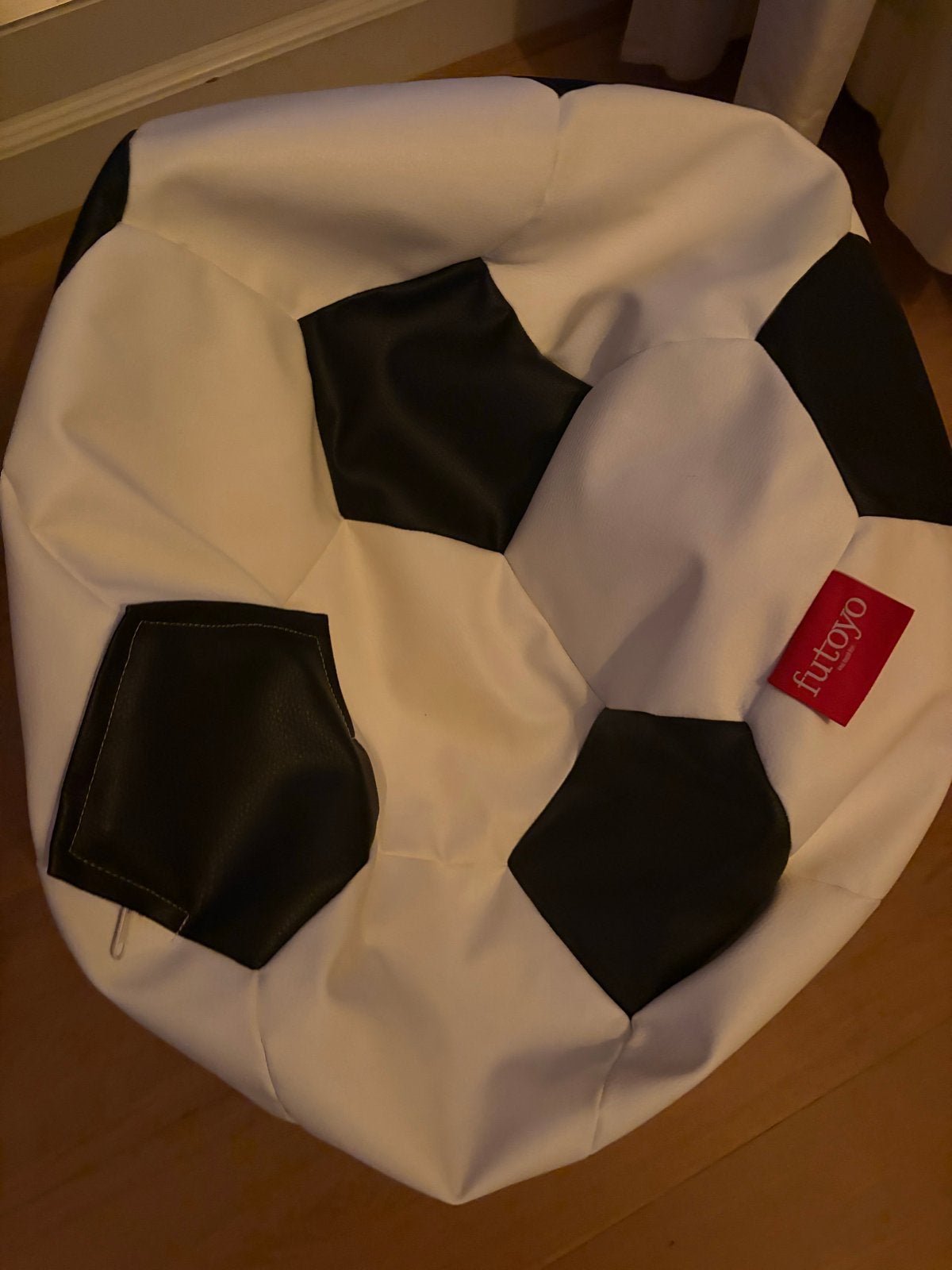 Zitzak voetbal - Futoyo, Ophalen, Zo goed als nieuw, Zwart, Zitzak