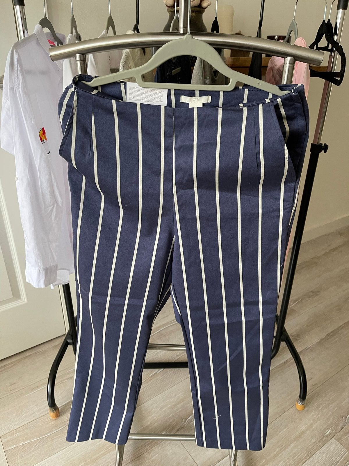 Business Casual Pants by H&M/ New, Maat 38/40 (M), H&M, Blauw, Nieuw