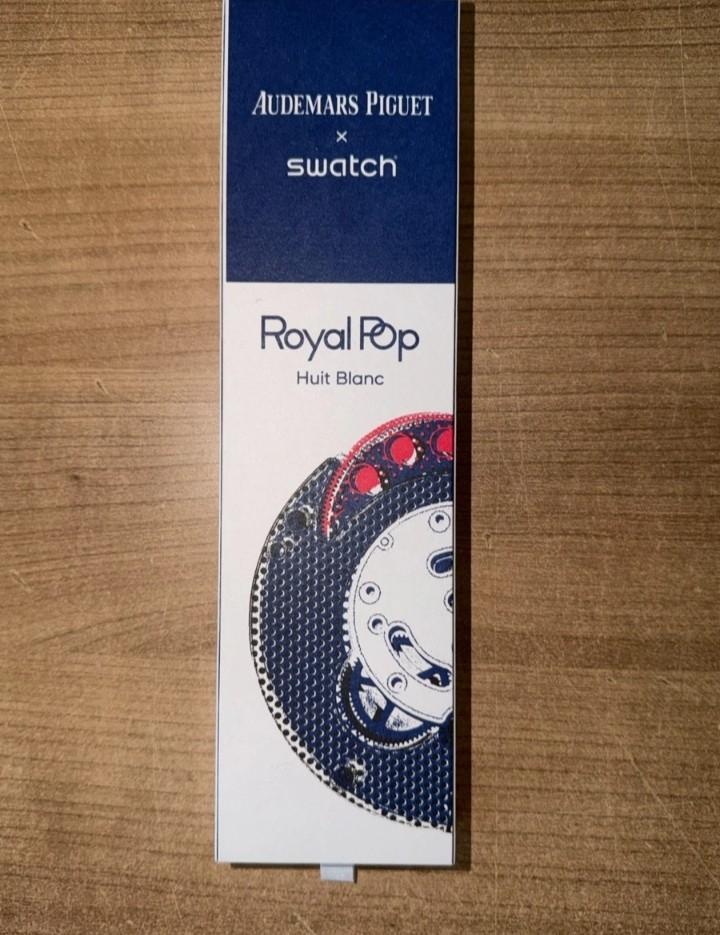 Swatch x Audermars Piquet Royal Pop Huit Blanc, Ophalen of Verzenden, Nieuw