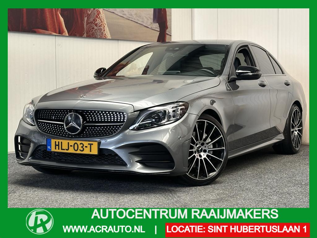 Mercedes-Benz C-Klasse 200 AMG STYLING BUSINESS SOLUTION AUT, Auto's, Mercedes-Benz, Automaat, Zwart, 4 cilinders, Origineel Nederlands