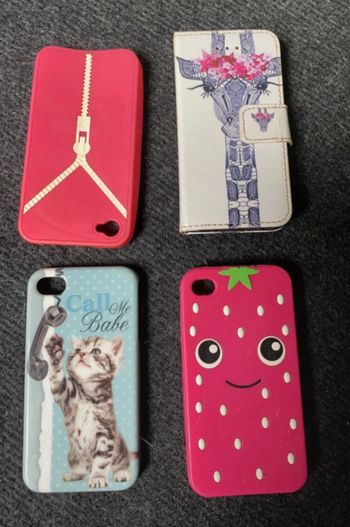 Iphone hoesjes, Telecommunicatie, Ophalen of Verzenden, Zo goed als nieuw, IPhone 4