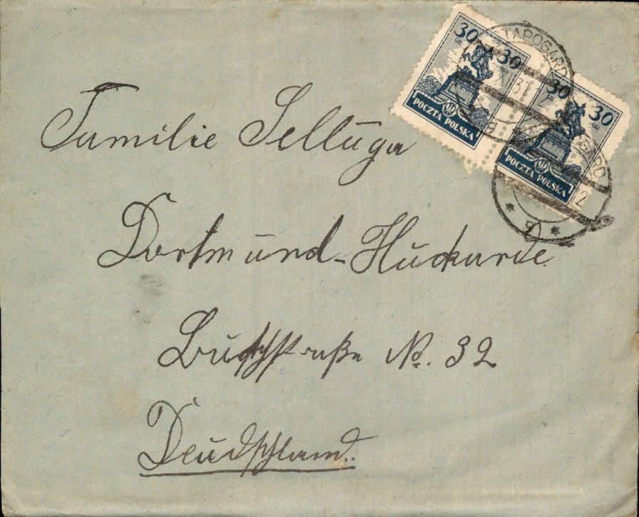 Polen - Duitsland - 1931, Verzenden, Envelop