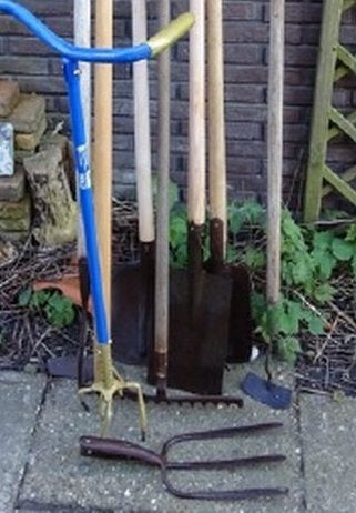 Tuingereedschap divers -- 8 stuks, Tuin en Terras, Hand-tuingereedschap, Ophalen, Gebruikt