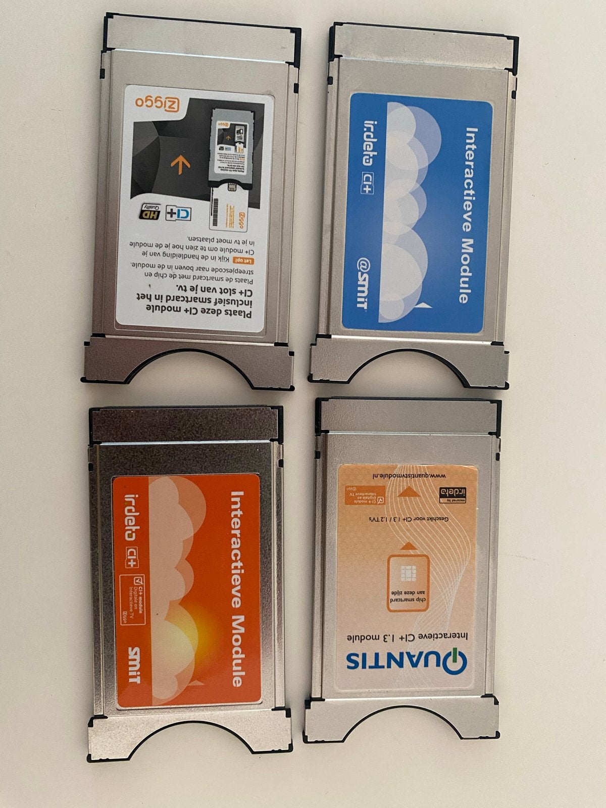 4x Interactieve CI+ insteekhouders voor smartcard, Ophalen of Verzenden, Gebruikt