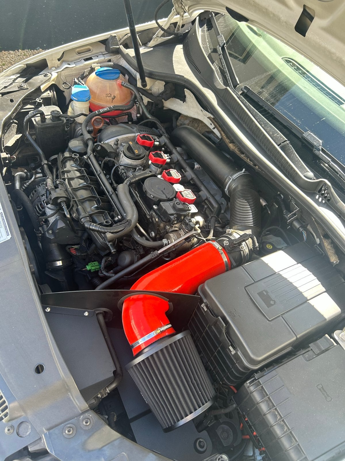Ram Air Intake met intake buis voor 1.8/2.0 tsi motoren, Ophalen of Verzenden, Gebruikt, Universele onderdelen