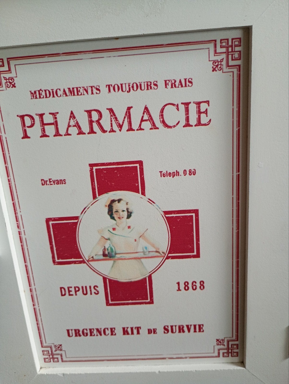 Vintage Apothekerskastje - Clayre & Eef, Ophalen of Verzenden, Gebruikt