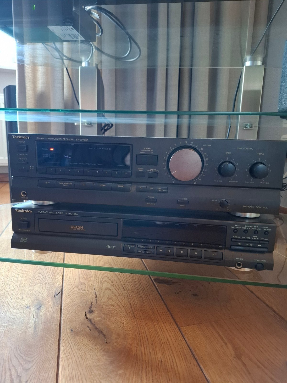 Technics Stereo Receiver SA-GX130D & CD-speler SL-PG440A, Audio, Tv en Foto, Stereo-sets, Ophalen, Cd-speler, Overige merken