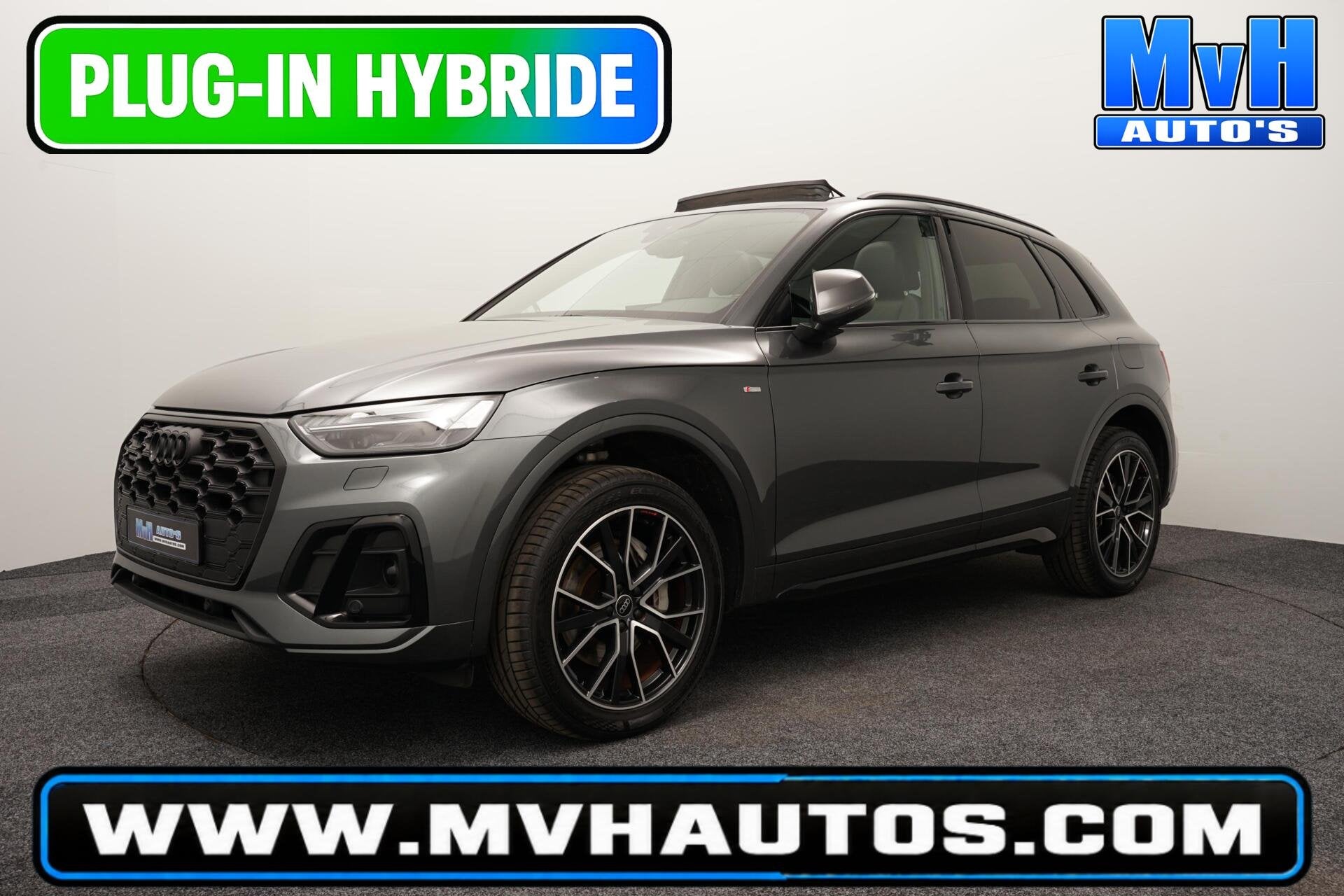 Audi Q5 50 TFSI e S Ed. PHEV|Quattro|300PK|PANO|MATRIX|SOH95, Auto's, Automaat, Dealer onderhouden, Gebruikt, 4 cilinders