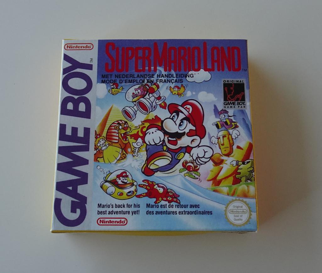 Leeg Doosje van Super Mario Land -- Reproductie, Spelcomputers en Games, Games | Nintendo Game Boy, 1 speler, Zo goed als nieuw