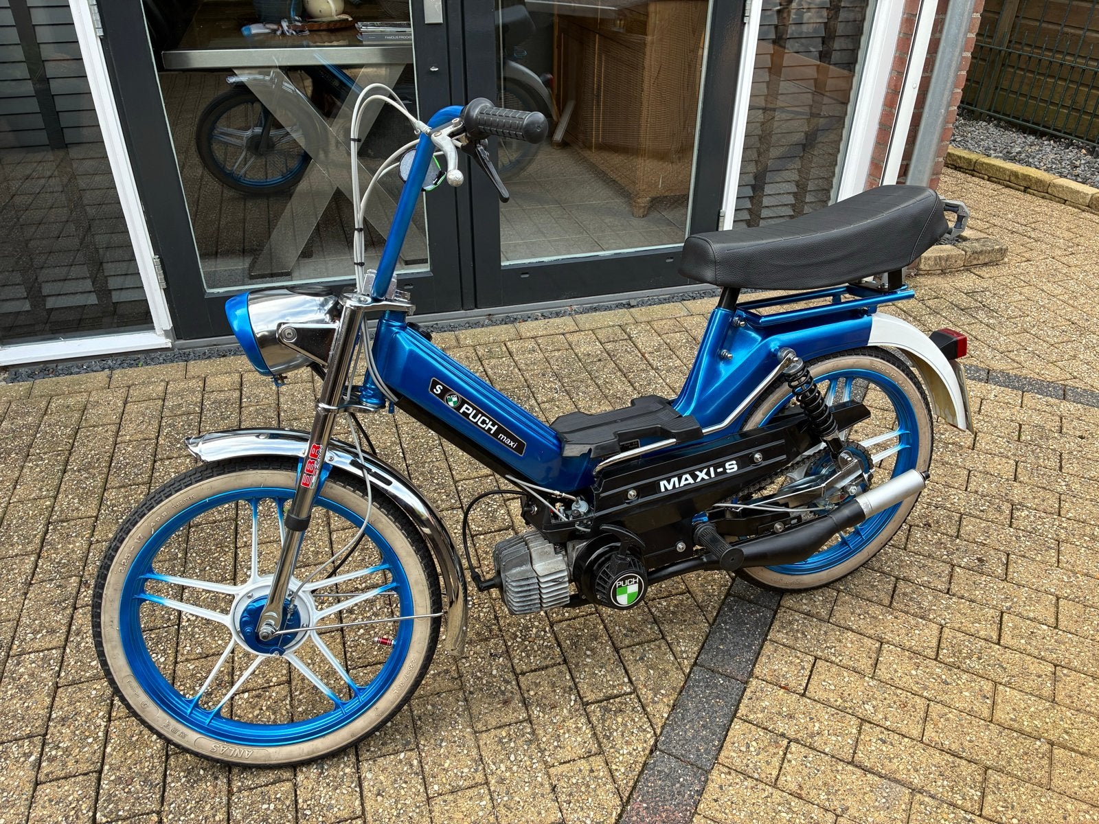 Puch Maxi S - Volledig gereviseerd & gerestaureerd, Ophalen, Maximaal 45 km/u, 70 cc, Zo goed als nieuw