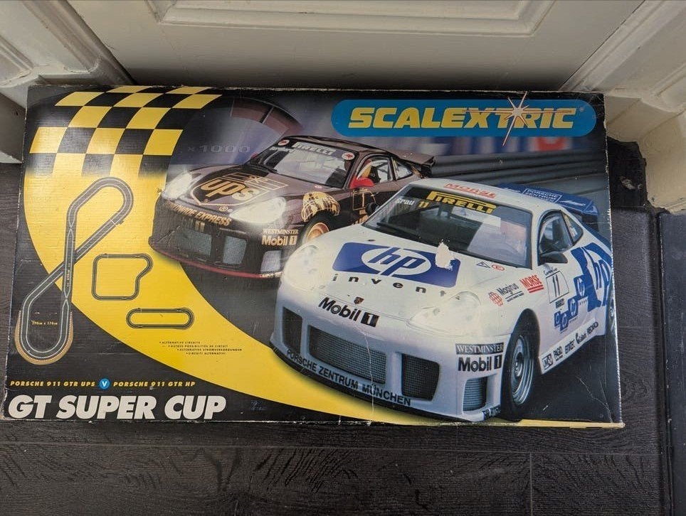 Scalextric Porsche GT Super Cup Racebaan, Ophalen, Gebruikt, Elektrisch, Racebaan