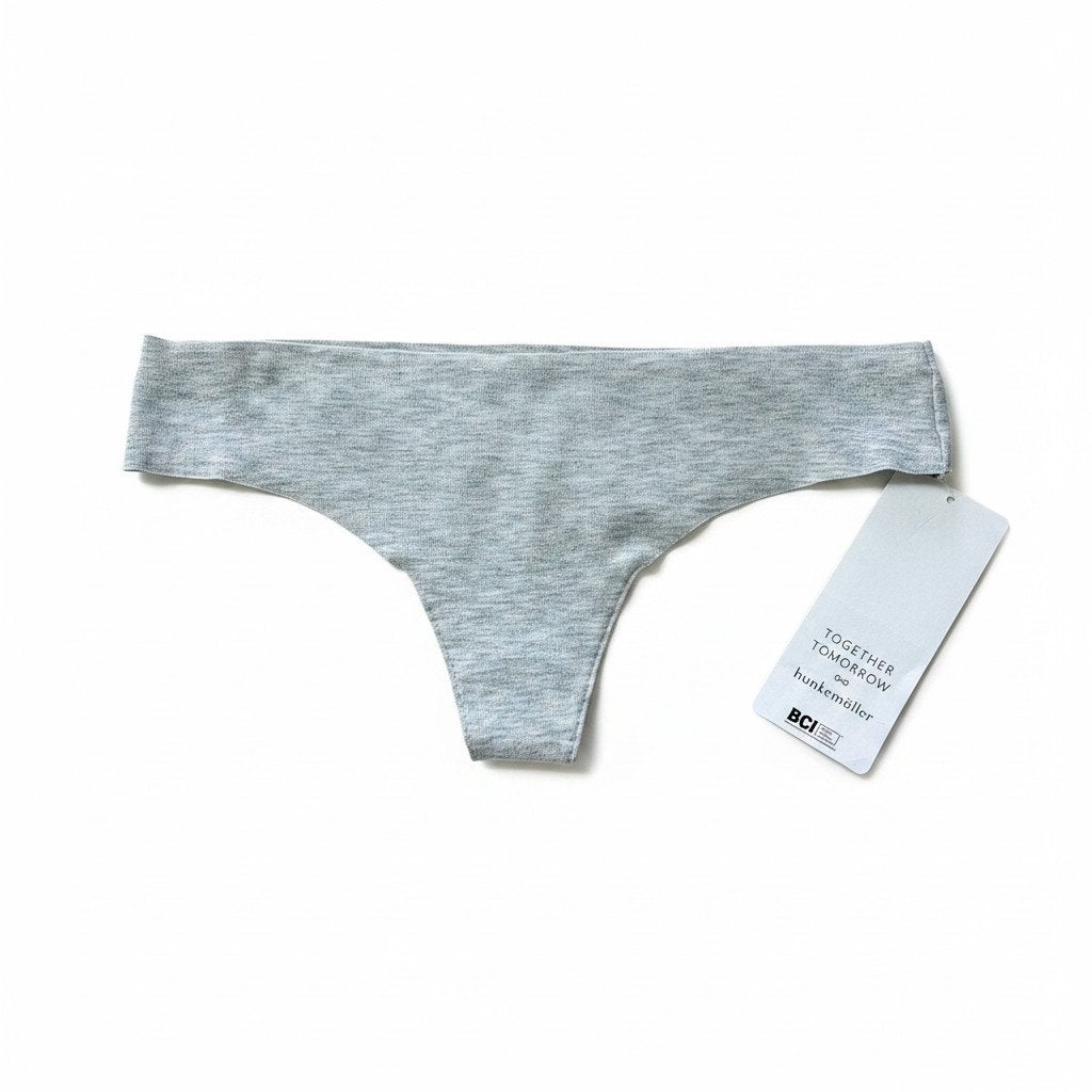 Hunkemöller Invisible Cotton String Grey Melee XS, Hunkemöller, Ophalen of Verzenden, Grijs, String