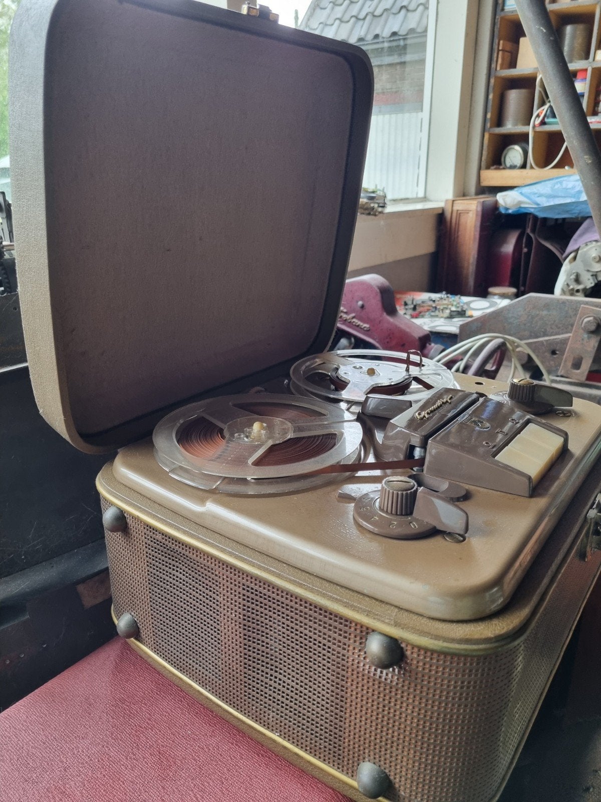 Vintage Grundig Bandrecorder TK 5 - Werkend met banden, Audio, Tv en Foto, Bandrecorders, Ophalen of Verzenden, Bandrecorder, Met banden