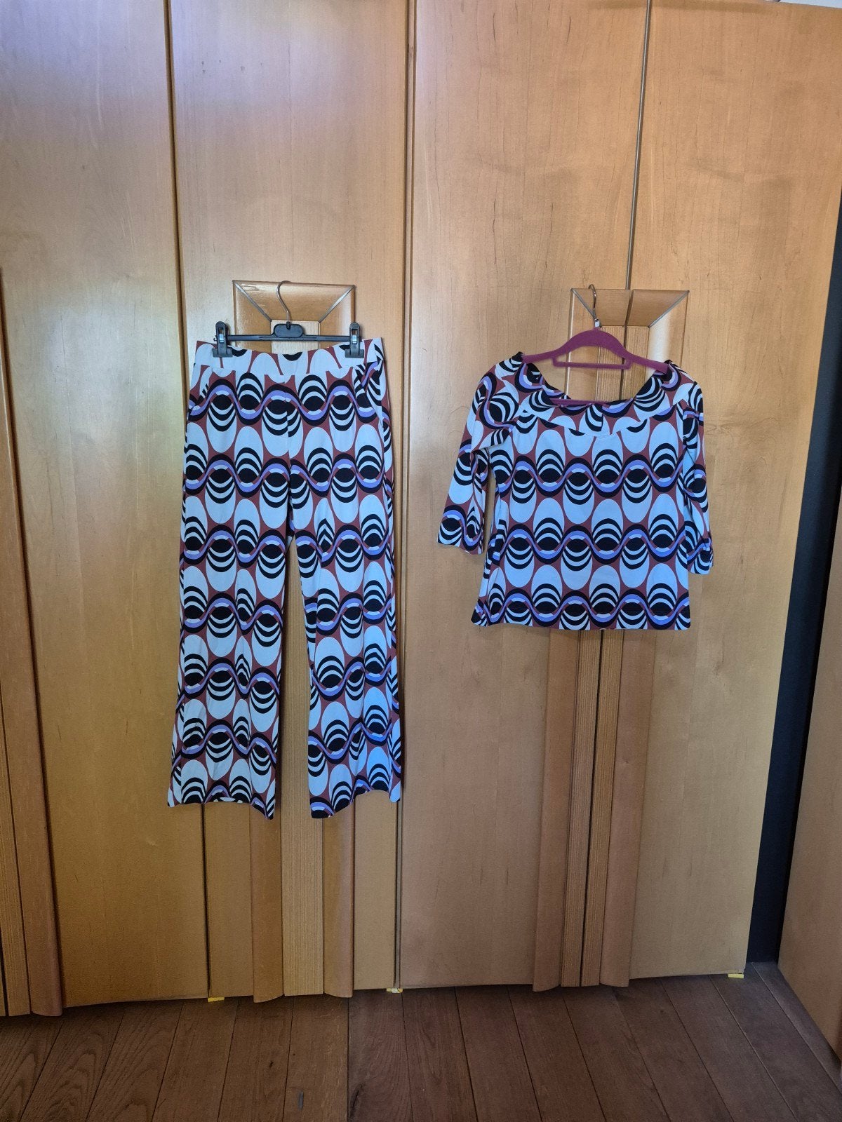 Studio Anneloes set: broek en top met print, maat L, Studio Anneloes, Meerkleurig, Maat 42/44 (L), Ophalen of Verzenden