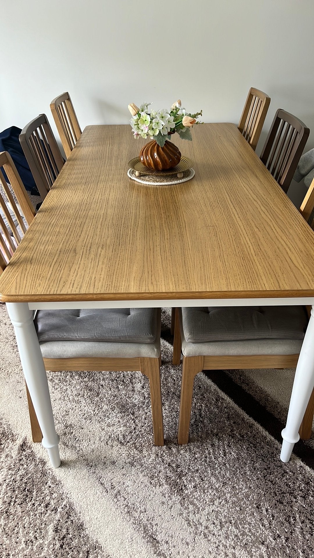 Eettafel, Ophalen, Zo goed als nieuw, 4 tot 6 stoelen