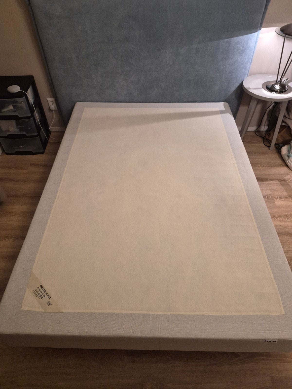 IKEA Sultan Aukra boxspring GRATIS moet weg!, Ophalen, Gebruikt, Tweepersoons, 140 cm