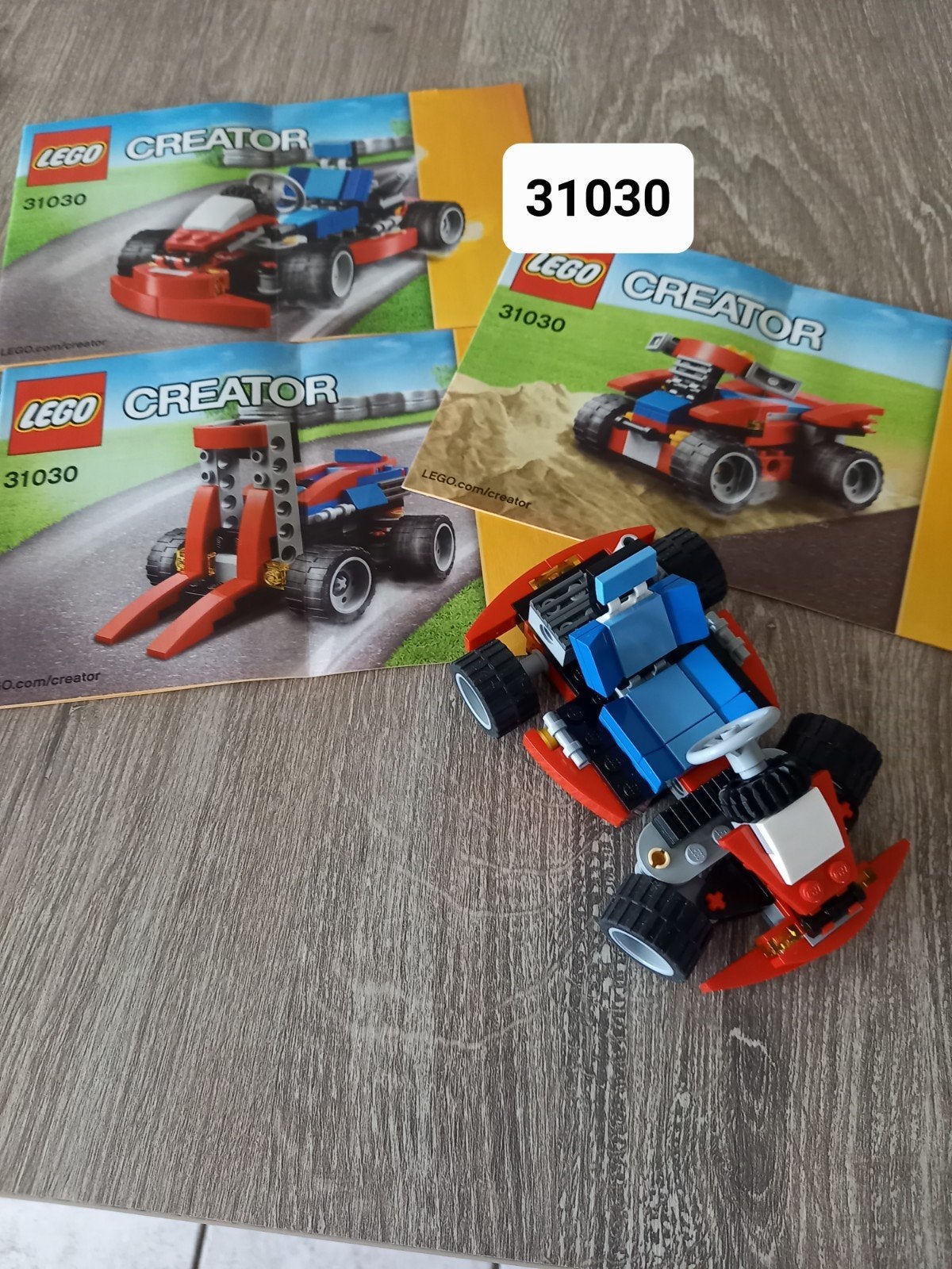LEGO Creator 31030 Rood Racemonster 3-in-1, Lego, Inclusief instructies, Ophalen of Verzenden, Zo goed als nieuw