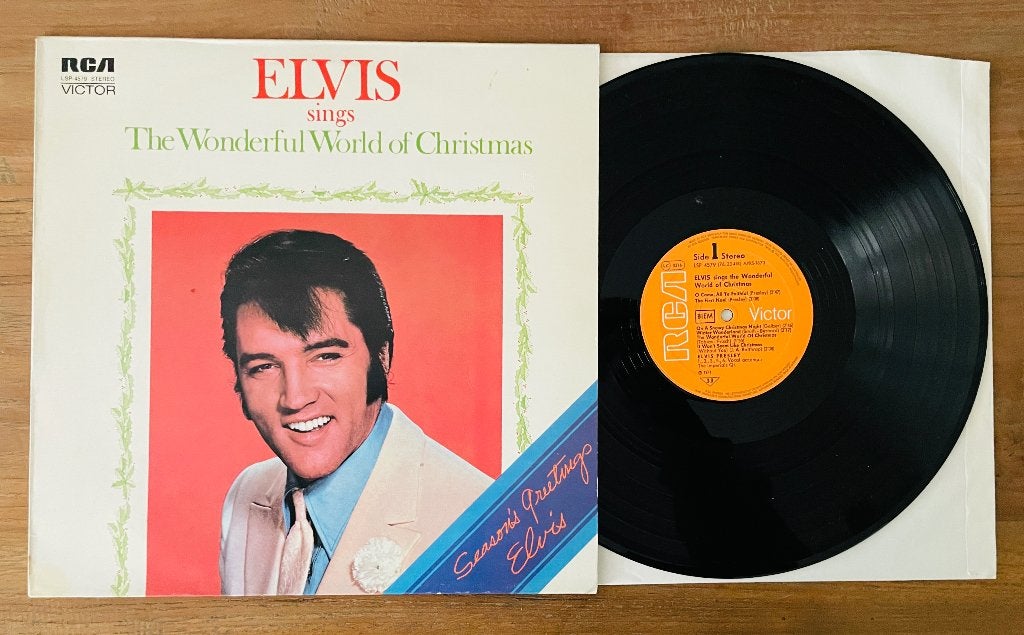 Elvis Presley - The World Of World Of Christmas - NL 1977, Cd's en Dvd's, Vinyl | Pop, LP, Gebruikt, Pop, Ophalen of Verzenden