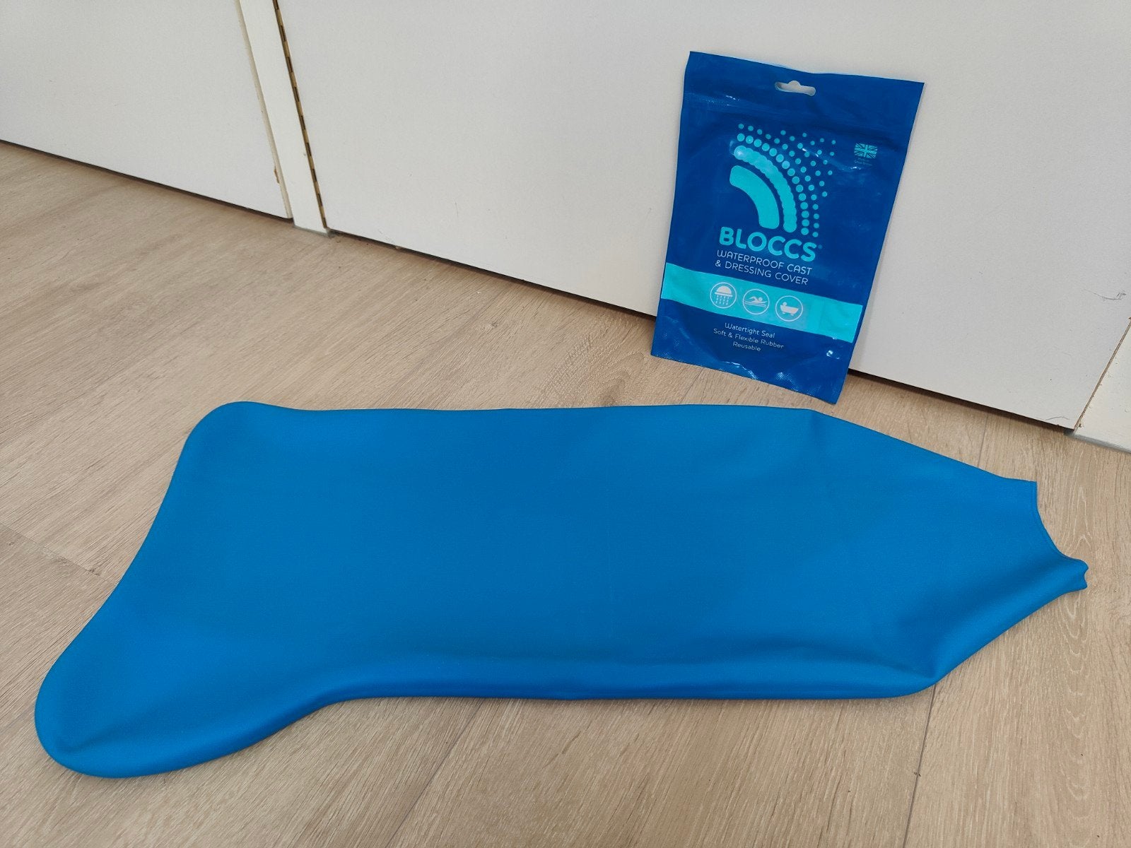 Bloccs waterdichte douchezak voor gips, Ophalen of Verzenden, Zo goed als nieuw