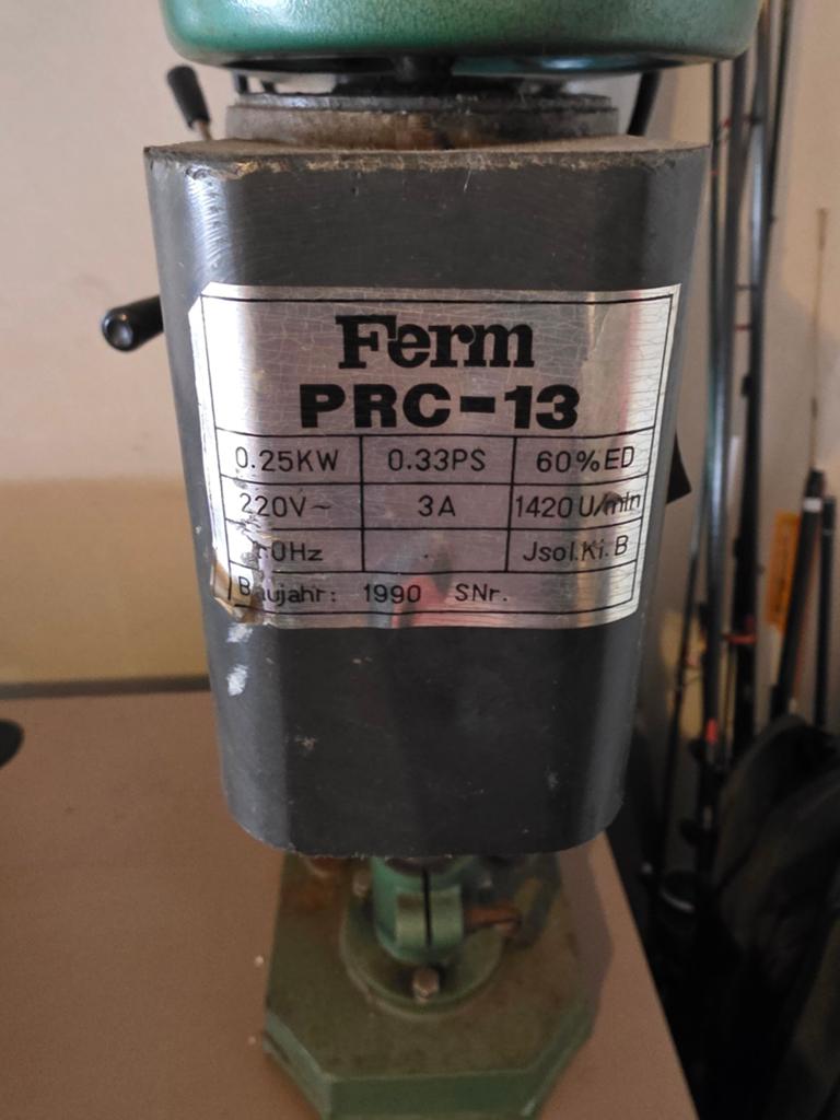 Ferm PRC-13 Kolomboormachine - Vintage model uit 1990, Ophalen, Gebruikt, Minder dan 400 watt, Kolomboormachine
