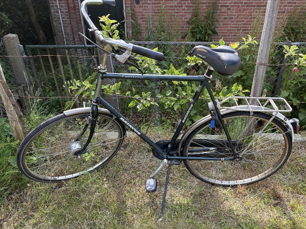 Batavus herenfiets, Fietsen en Brommers, Ophalen, Terugtraprem, Gebruikt, Versnellingen