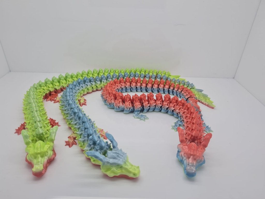 Lange Draak 45 CM 3d geprint, Ophalen of Verzenden, Nieuw