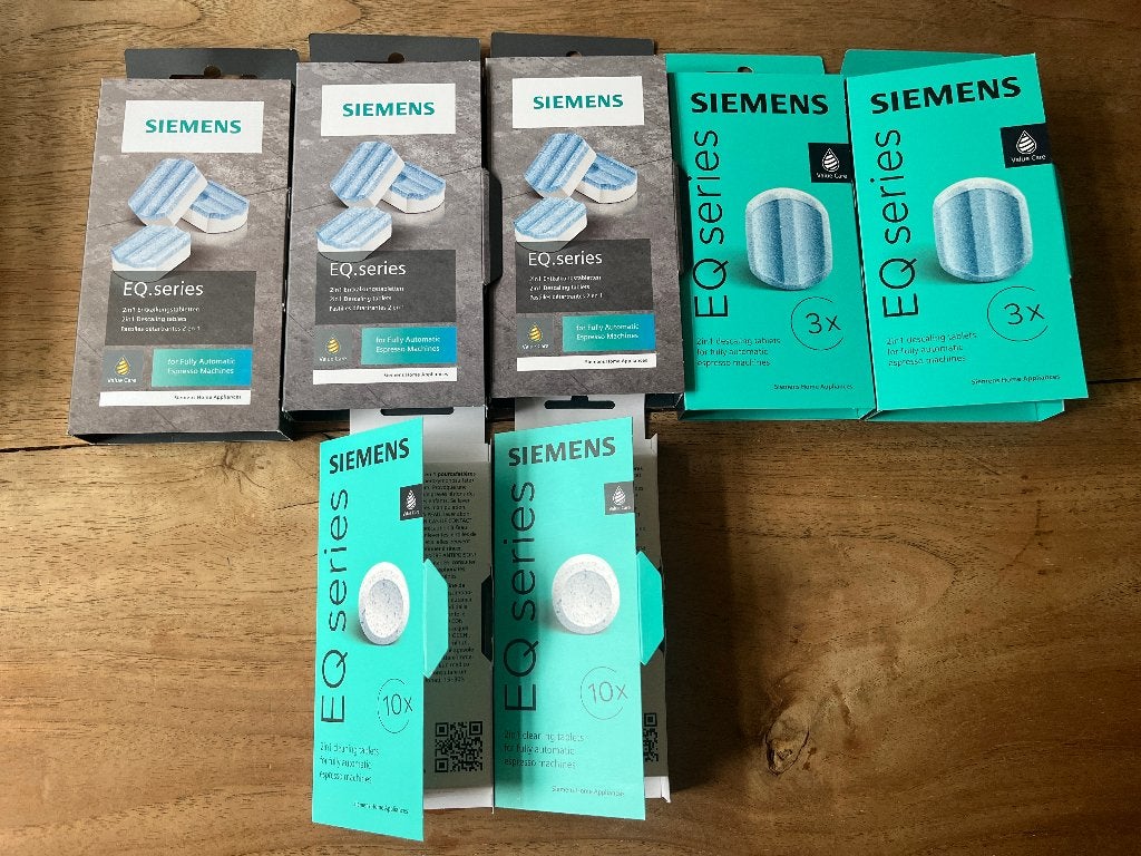 Siemens ontkalkings- en reinigingstabletten, Reiniging en onderhoud, Nieuw, Ophalen of Verzenden, Siemens