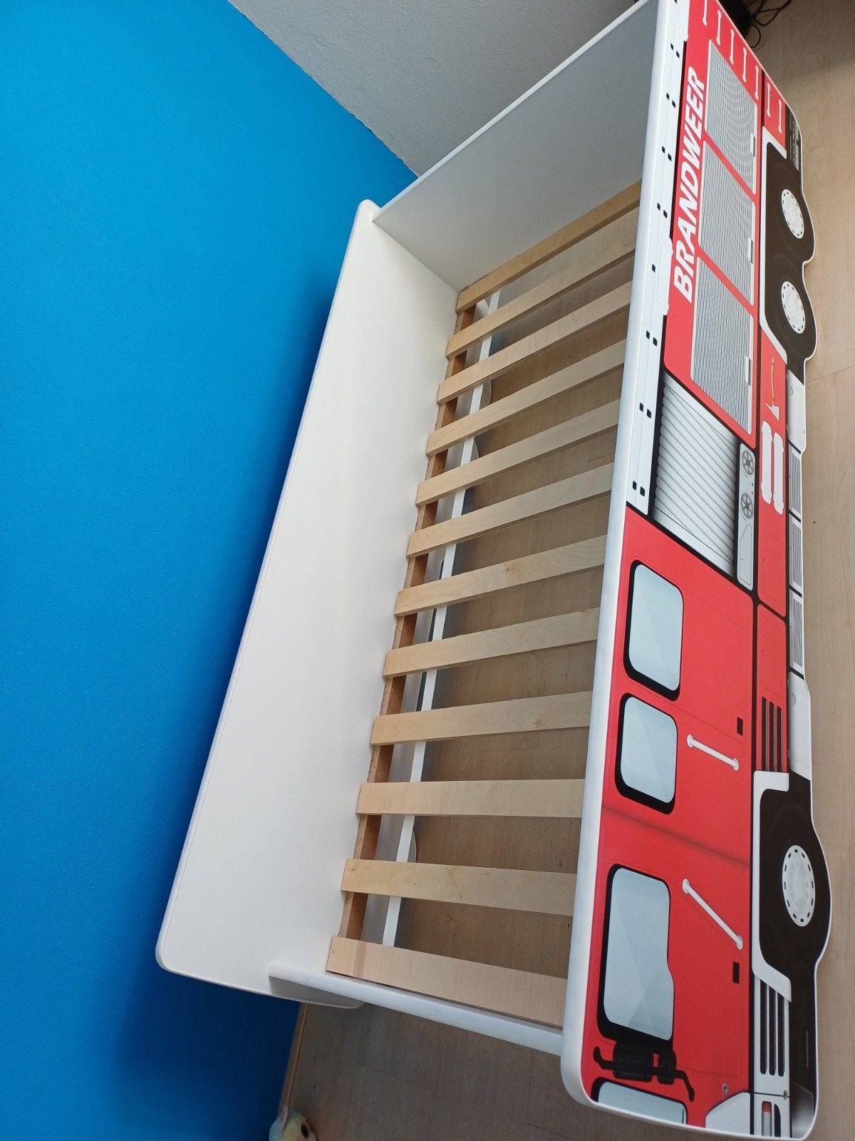 brandweer bed, Ophalen, Gebruikt, Eenpersoons, 80 cm