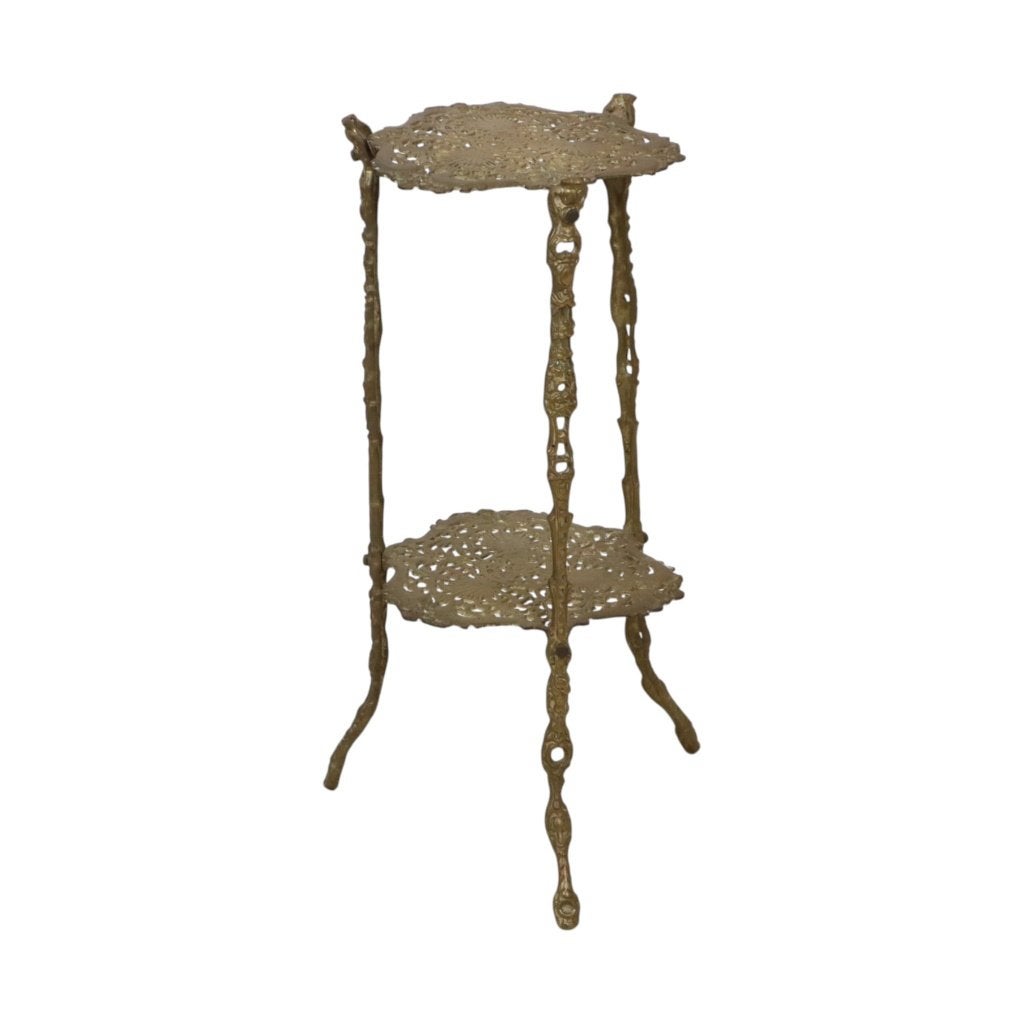 Sierlijke Franse Messing Plantentafel Art Nouveau Stijl, Ophalen of Verzenden