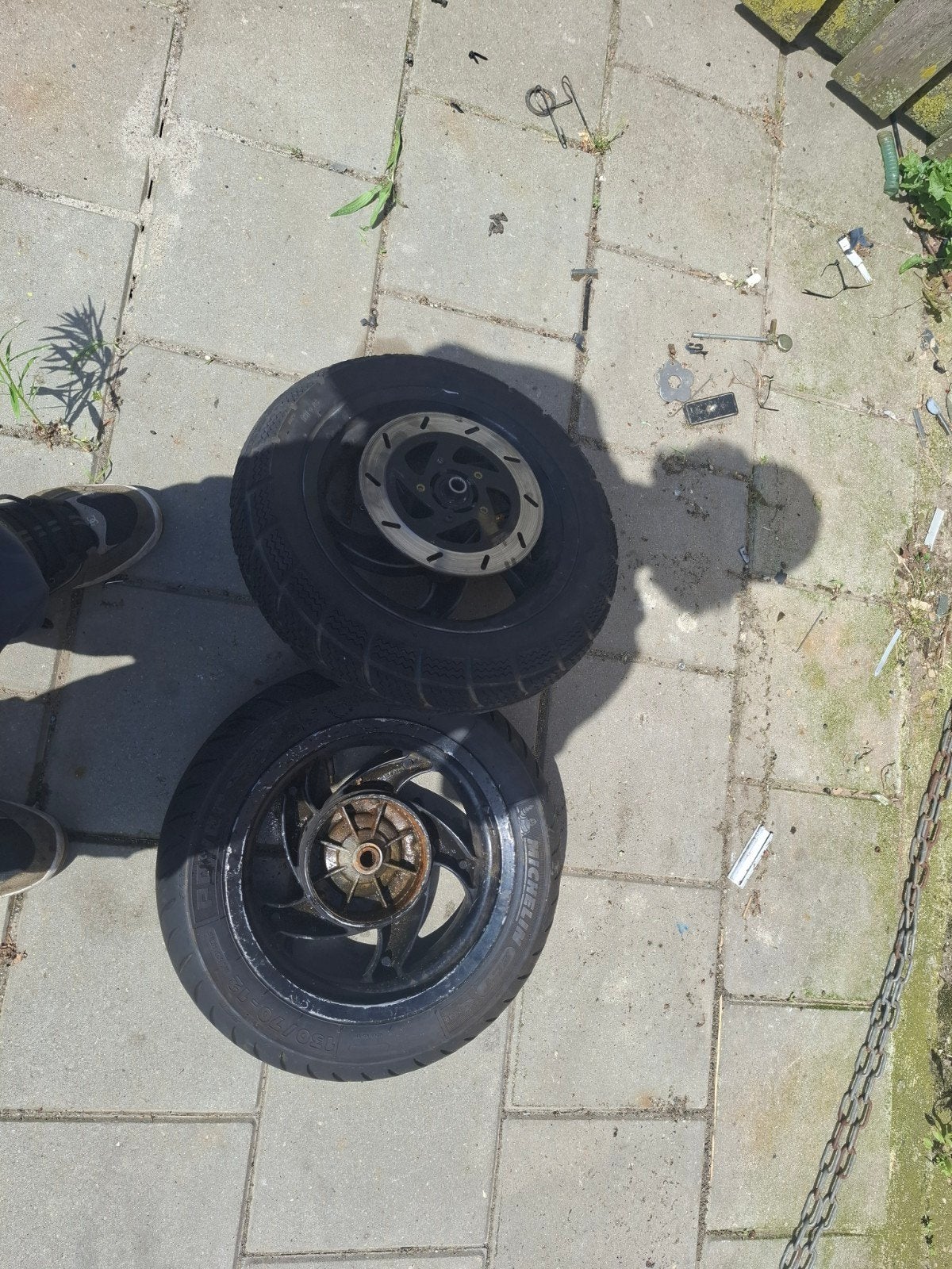 Runner 12 inch velgenset - Gebruikt, Ophalen of Verzenden, Gebruikt, Overige typen, Piaggio